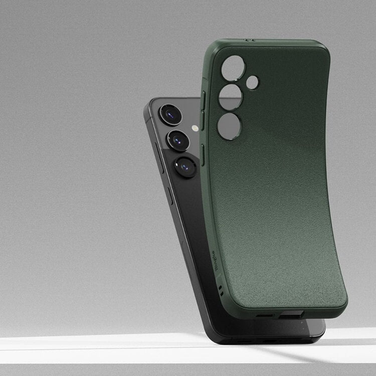 Противоударен Силиконов Калъф за Samsung S24, Ringke Onyx Case, Зелен (5)