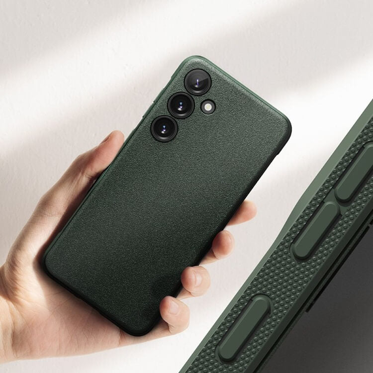 Противоударен Силиконов Калъф за Samsung S24, Ringke Onyx Case, Зелен (8)
