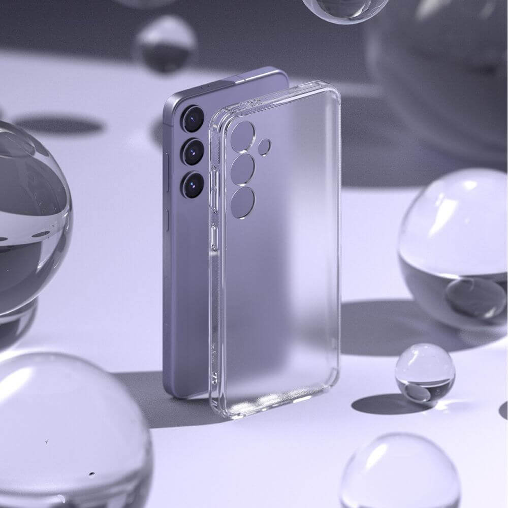 Матов Калъф за Samsung S24, Ringke Fusion Matte Case, Прозрачен (10)