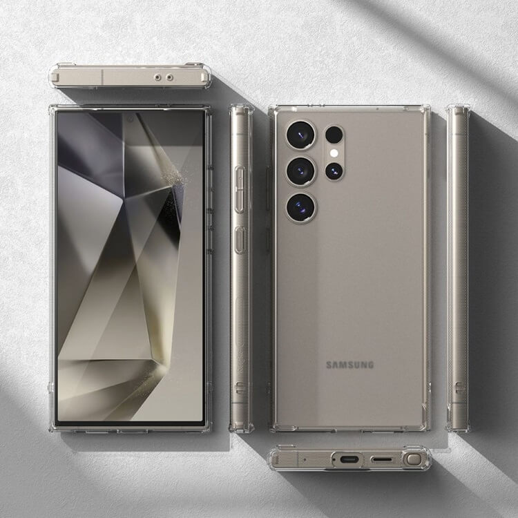 Матов Калъф за Samsung S24 Ultra, Ringke Fusion Matte Case, Прозрачен (7)