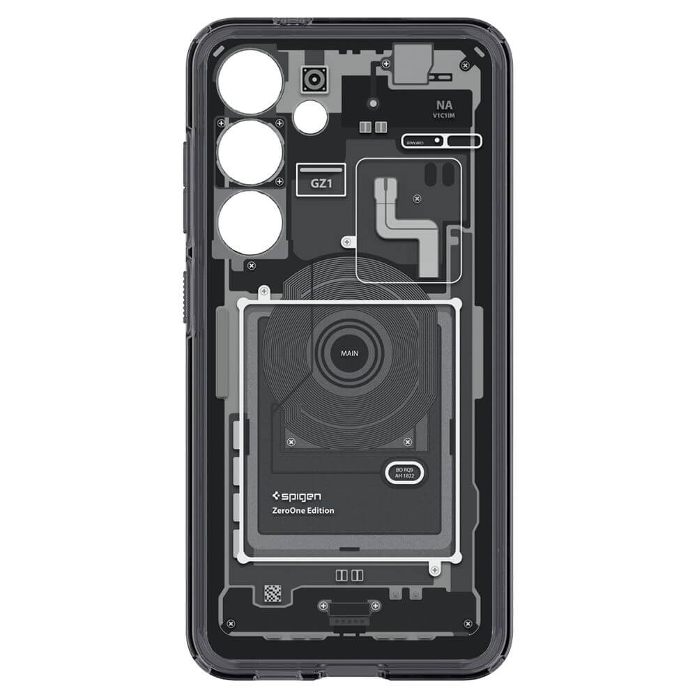 Хибриден Калъф за Samsung S24, Spigen Zero One Ultra Hybrid Case, Черен (3)