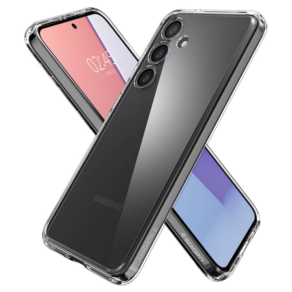 Противоударен Хибриден Калъф за Samsung S24, Spigen Ultra Hybrid Case, Прозрачен (6)
