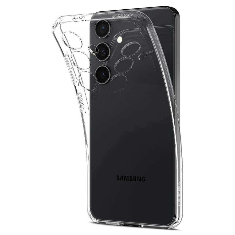 Силиконов Калъф за Samsung S24, Spigen Liquid Crystal Case, Прозрачен (6)