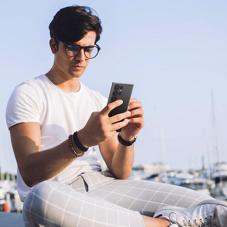 Протектор за Камерата на Samsung S24 Ultra, Spigen EZ Fit Optik Pro Glass tR 2бр., Черен (6)