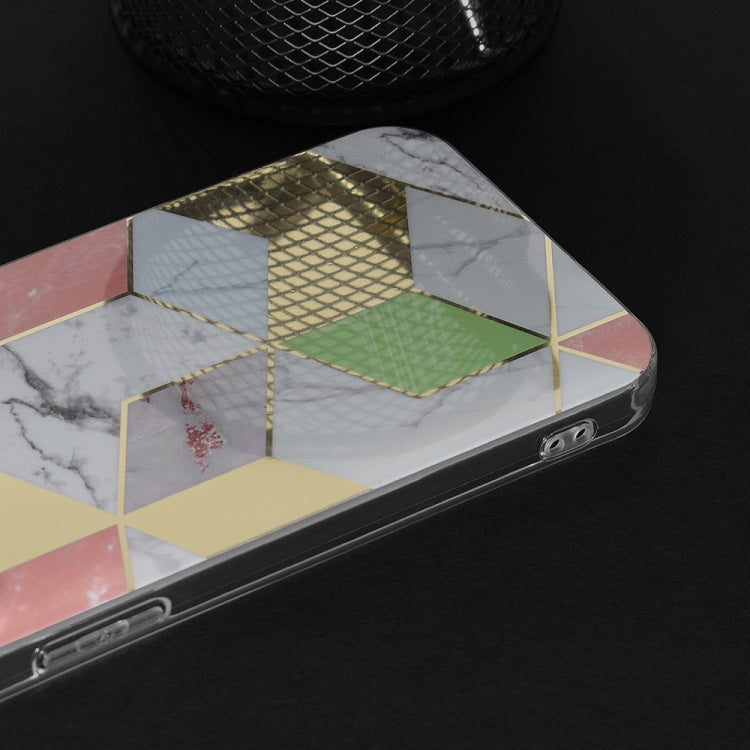 Дамски Калъф за Samsung A15, GKK Elegant Marble Case, Златист (3)