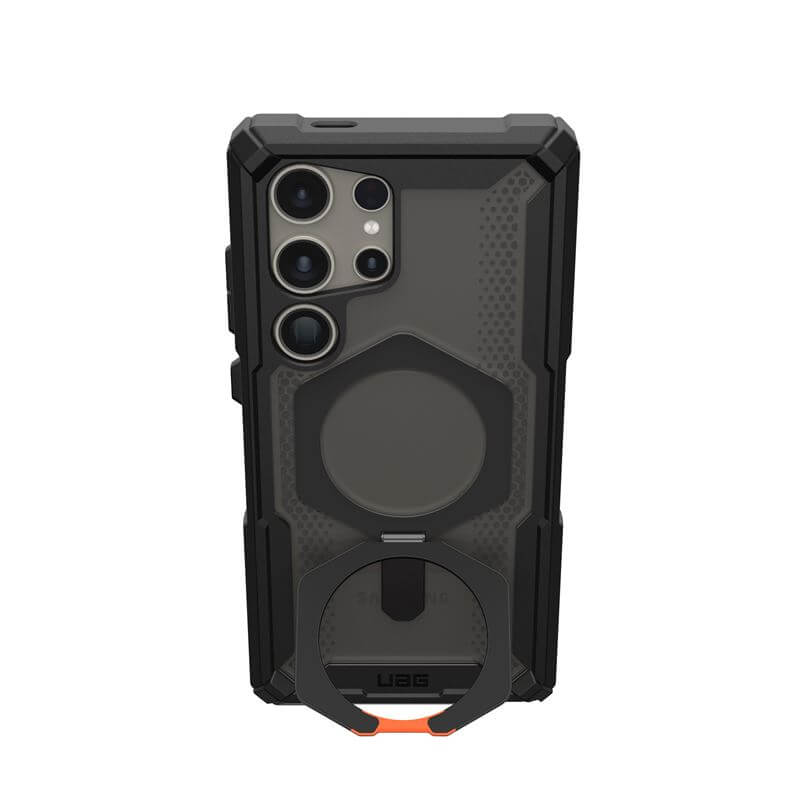 Противоударен Калъф с Поставка за Samsung S24 Ultra, UAG Plasma XTE Case, Черен (4)
