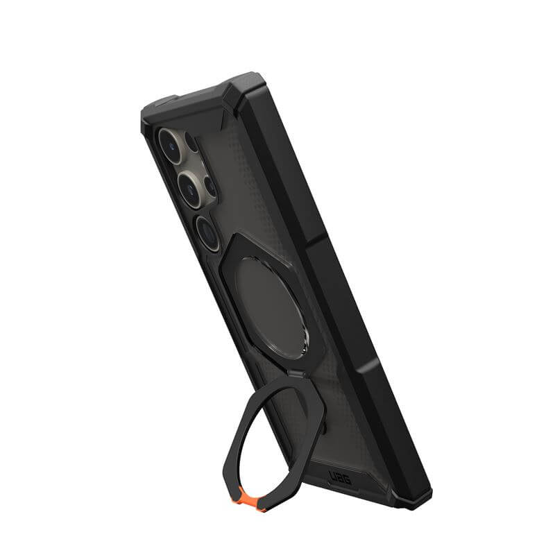 Противоударен Калъф с Поставка за Samsung S24 Ultra, UAG Plasma XTE Case, Черен (2)