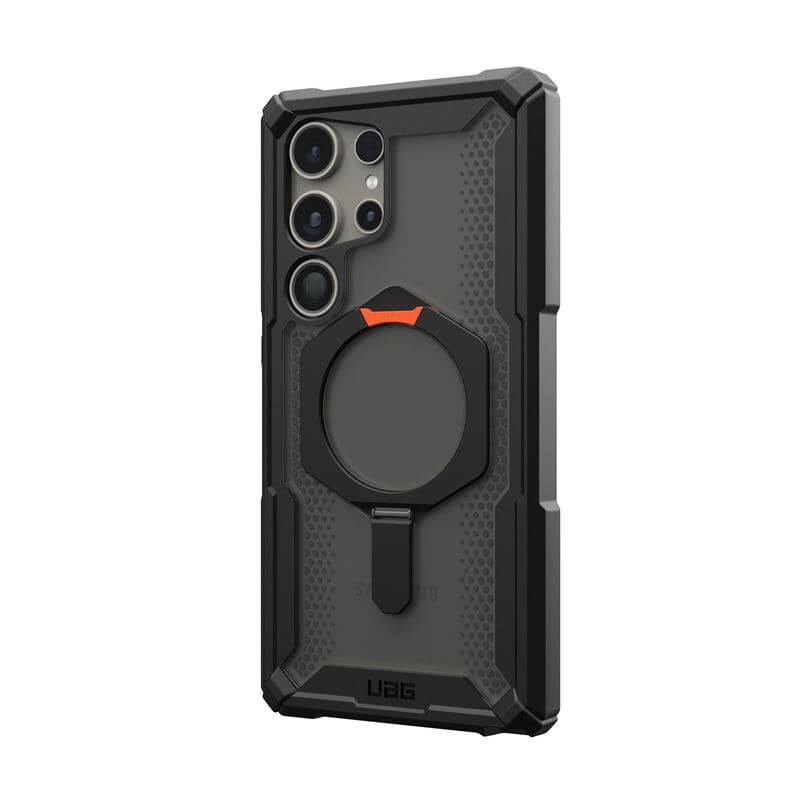 Противоударен Калъф с Поставка за Samsung S24 Ultra, UAG Plasma XTE Case, Черен (6)