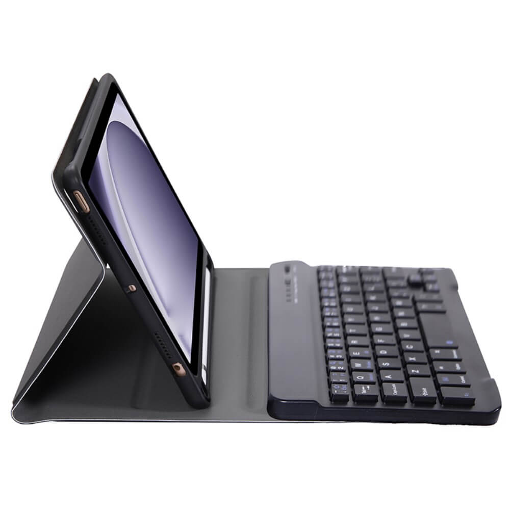 Калъф с Клавиатура за Samsung Tab A9 8.7, Bluetooth Keyboard Case, Черен (3)