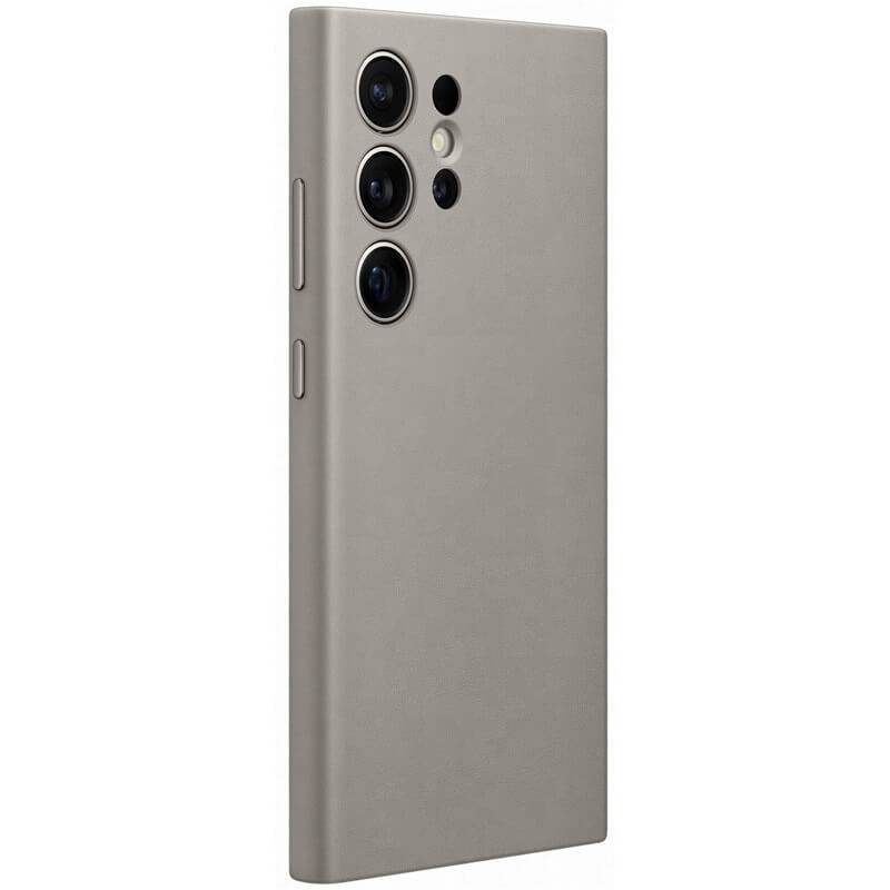 Оригинален Кожен Калъф за Samsung S24 Ultra, Vegan Leather Cover Case GP-FPS928HCAAW, Кафяв (2)