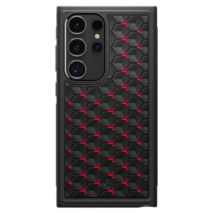 Противоударен Калъф за Samsung S24 Ultra, Spigen Cryo Armor Case, Червен (2)