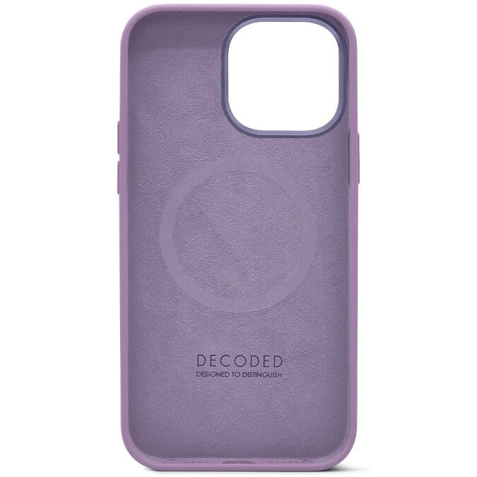Magsafe Калъф за iPhone 14 Pro Max, Decoded Silicone Case, Лилав (4)