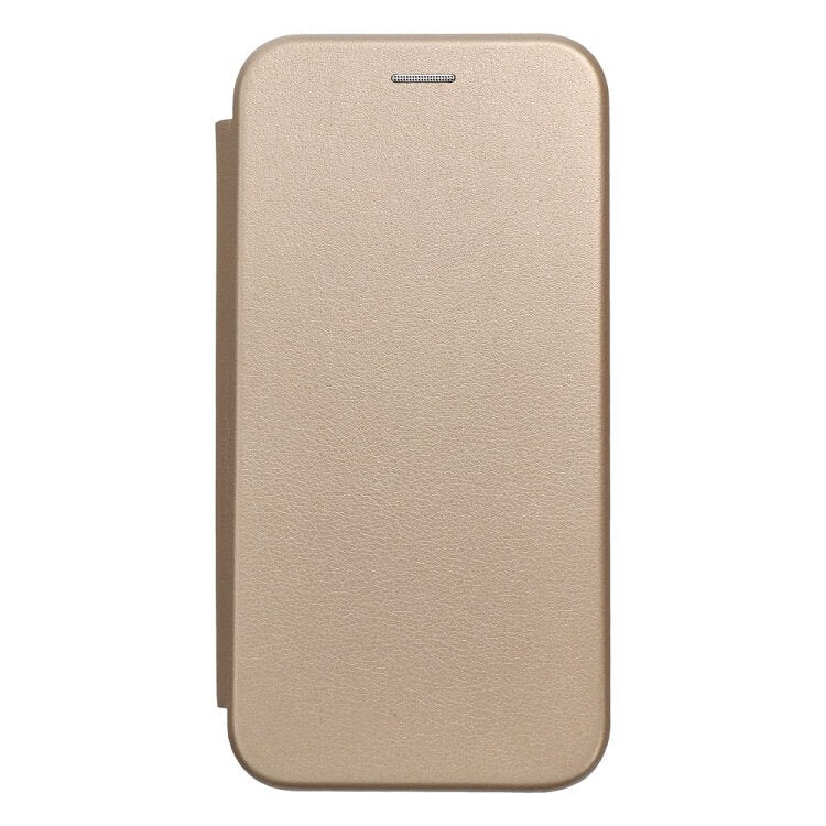 Кожен Калъф за Samsung S24, Forcell Elegance Book Case, Златист