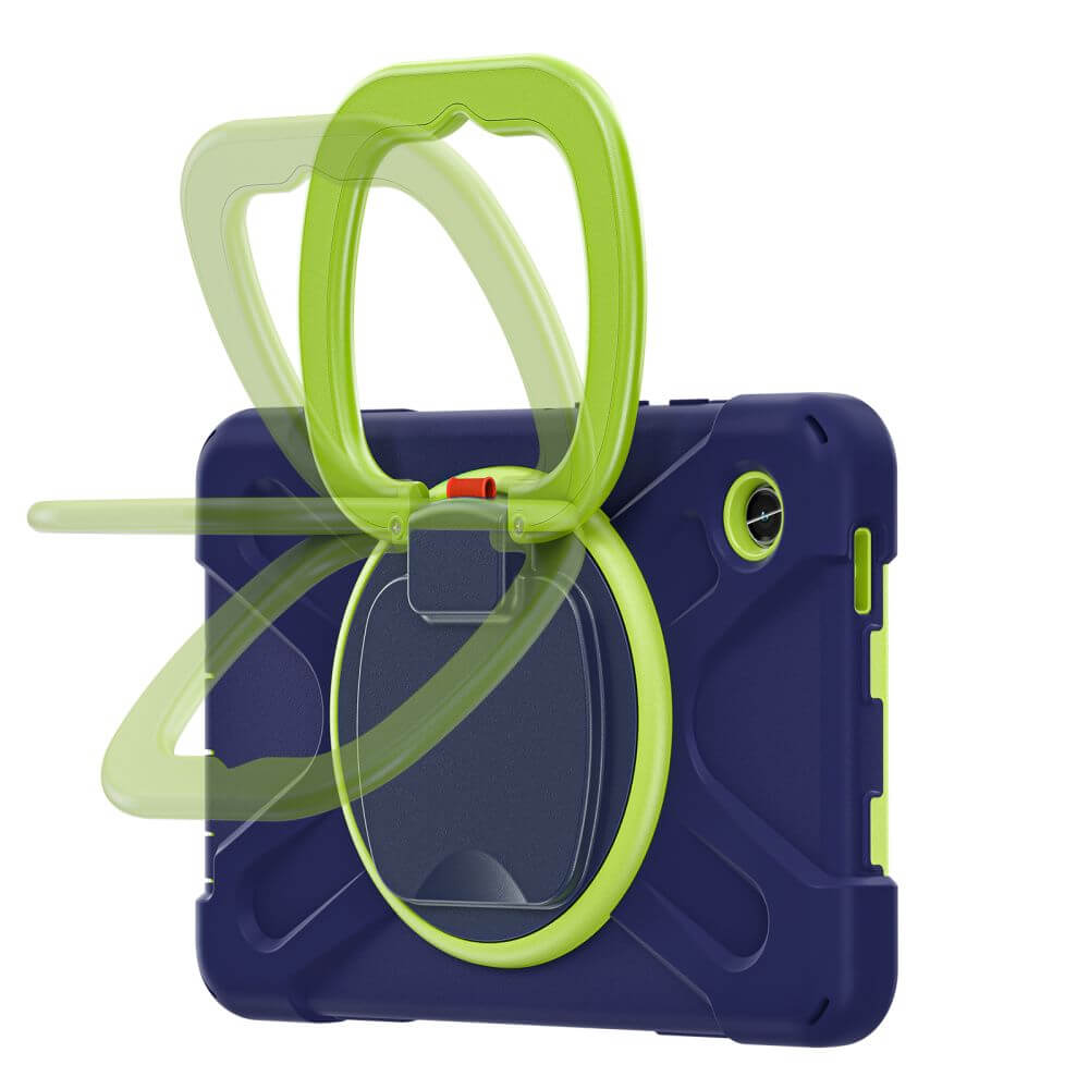 Калъф с Поставка за Samsung Tab A9 8.7, Tech-Protect Armor-X Case, Син (6)