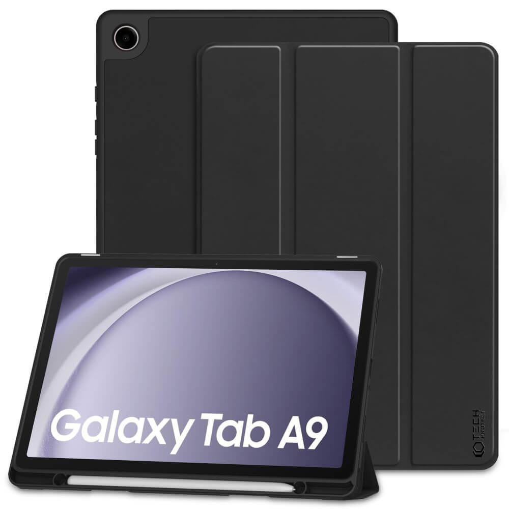 Защитен Калъф за Samsung Tab A11/ A9 8.7", Tech-Protect SC Pen Case, Черен
