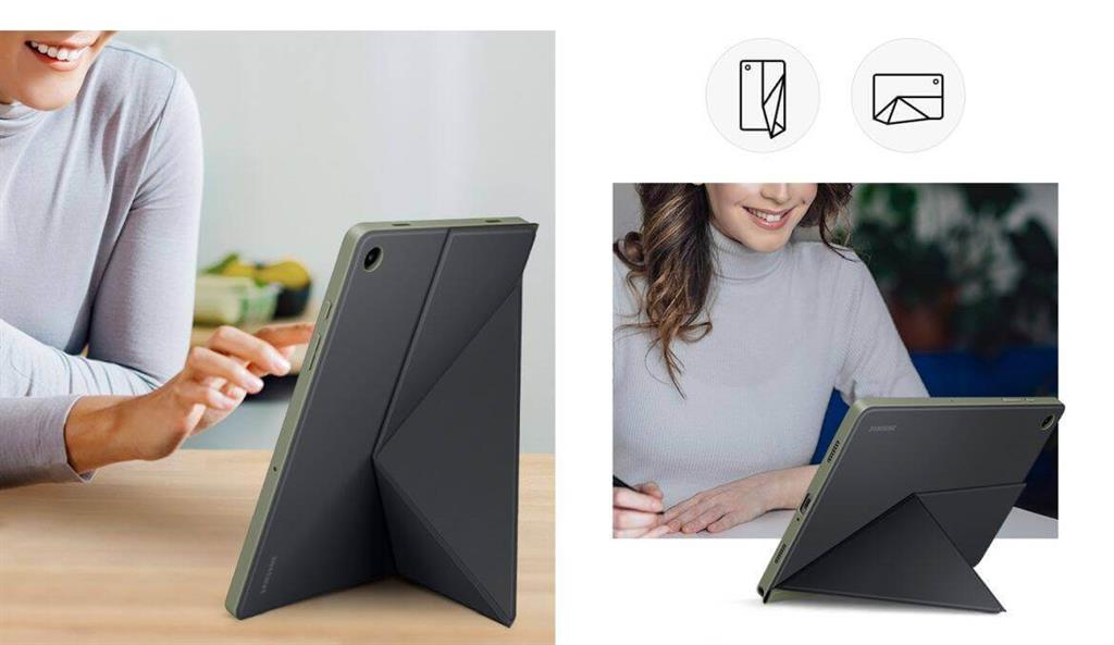 Оригинален Калъф за Samsung Tab A11 Plus/ A9 Plus 11", Book Cover Case EF-BX210TBEGWW, Черен (8)