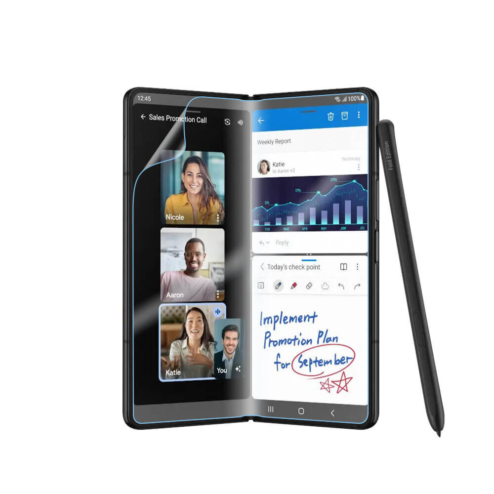 Гъвкав Протектор за Samsung Z Fold 4, GKK Invisible Film Glass, Прозрачен