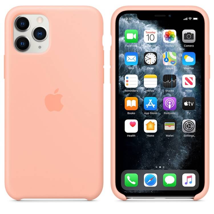 Оригинален Силиконов Калъф за iPhone 11 Pro, Silicone Case MY1E2ZM/A, Розов (3)