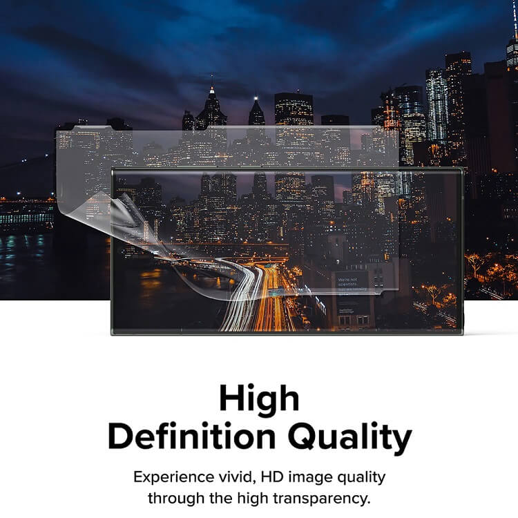 Гъвкав Протектор за Samsung S23 Ultra, Ringke Dual Easy Wing Folio Glass, Прозрачен (6)