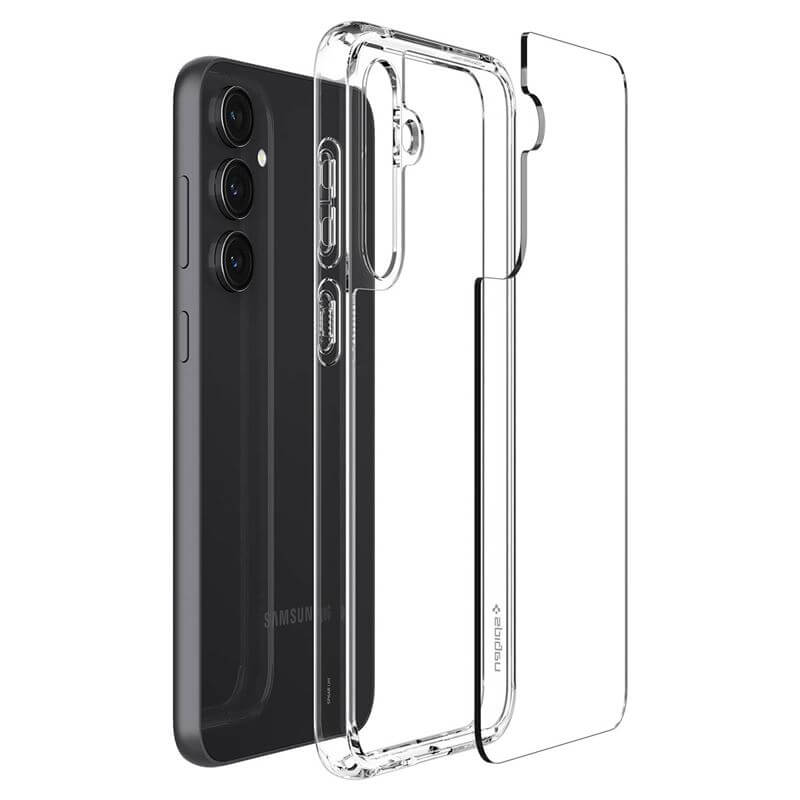 Противоударен Хибриден Калъф за Samsung S23 FE, Spigen Ultra Hybrid Case, Прозрачен (7)
