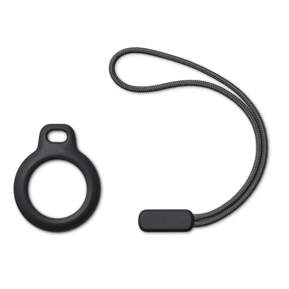 Калъф с Връзка за Apple AirTag 1/ 2, Tech-Protect Rough Chain Case, Черен (3)
