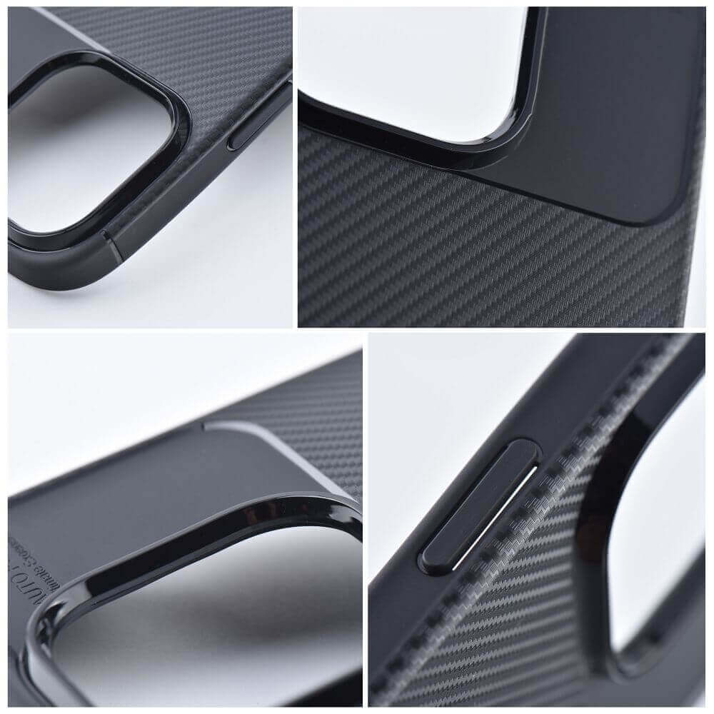 Силиконов Калъф за iPhone 13, New Carbon Case, Черен (5)