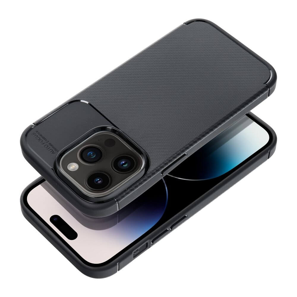 Силиконов Калъф за iPhone 11 Pro, New Carbon Case, Черен (4)