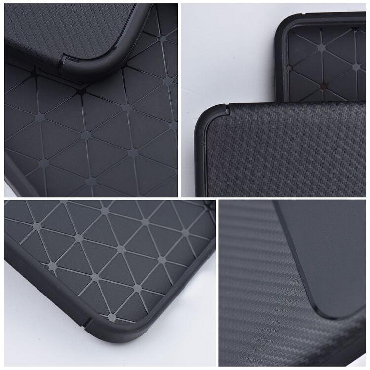 Силиконов Калъф за iPhone 11 Pro, New Carbon Case, Черен (6)