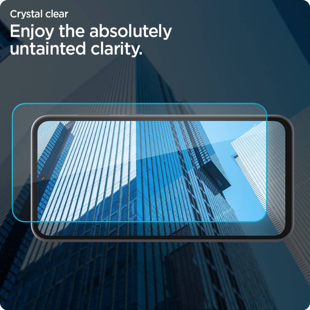 Стъклен Протектор за Samsung S23 FE, Spigen Align Master Glass Tr 2бр., Прозрачен (7)