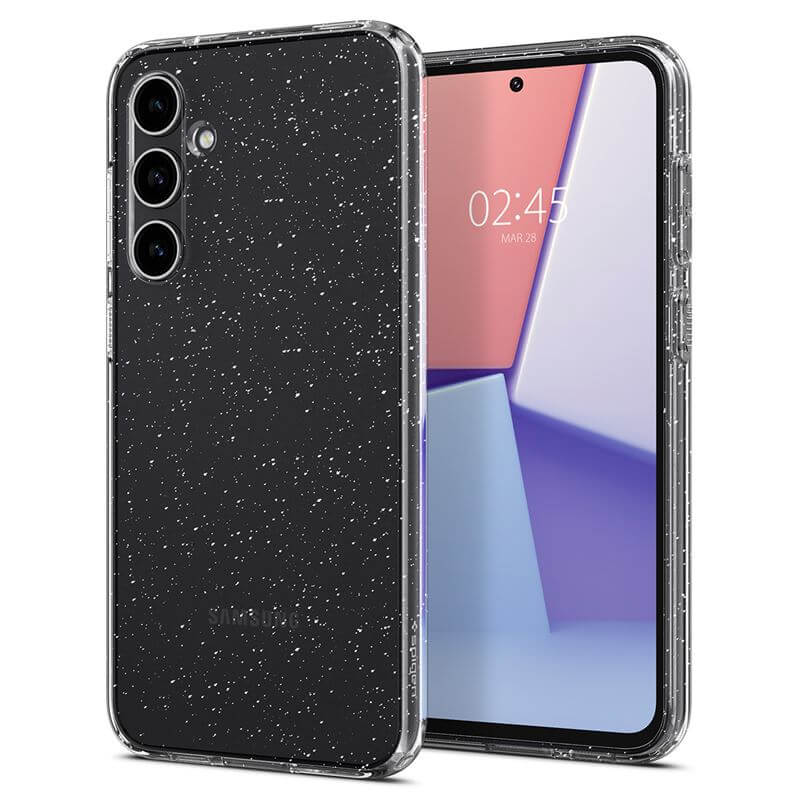 Блестящ Калъф за Samsung S23 FE, Spigen Liquid Crystal Glitter Quartz Case, Прозрачен