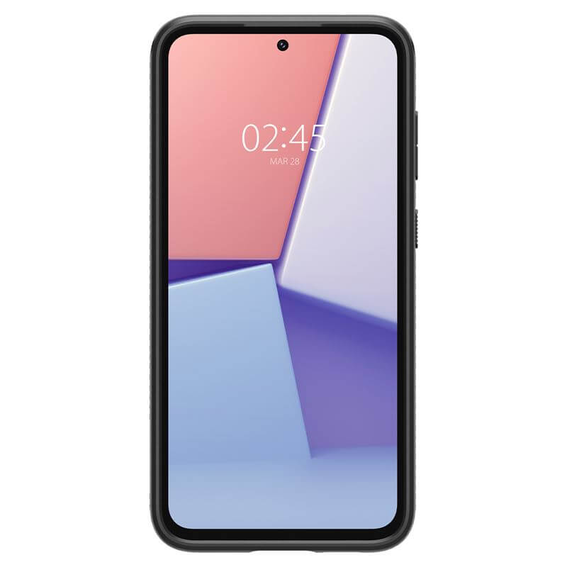 Противоударен Силиконов Калъф за Samsung S23 FE, Spigen Liquid Air Case, Черен (9)