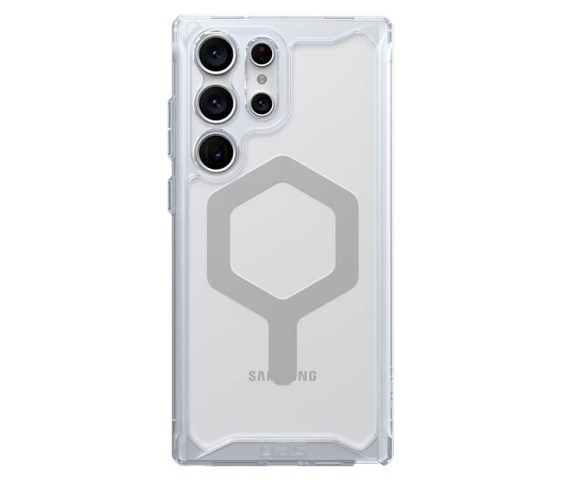 Magsafe Противоударен Калъф за Samsung S23 Ultra, UAG Plyo Case, Прозрачен