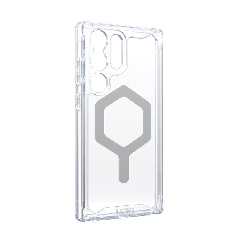 Magsafe Противоударен Калъф за Samsung S23 Ultra, UAG Plyo Case, Прозрачен (6)