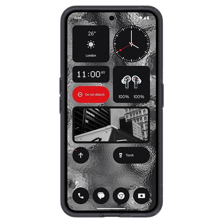 Хибриден Калъф за Nothing Phone 2, Spigen Zero One Ultra Hybrid Case, Черен (4)