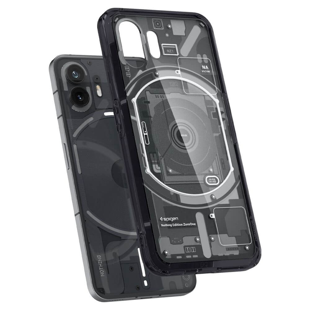 Хибриден Калъф за Nothing Phone 2, Spigen Zero One Ultra Hybrid Case, Черен (6)