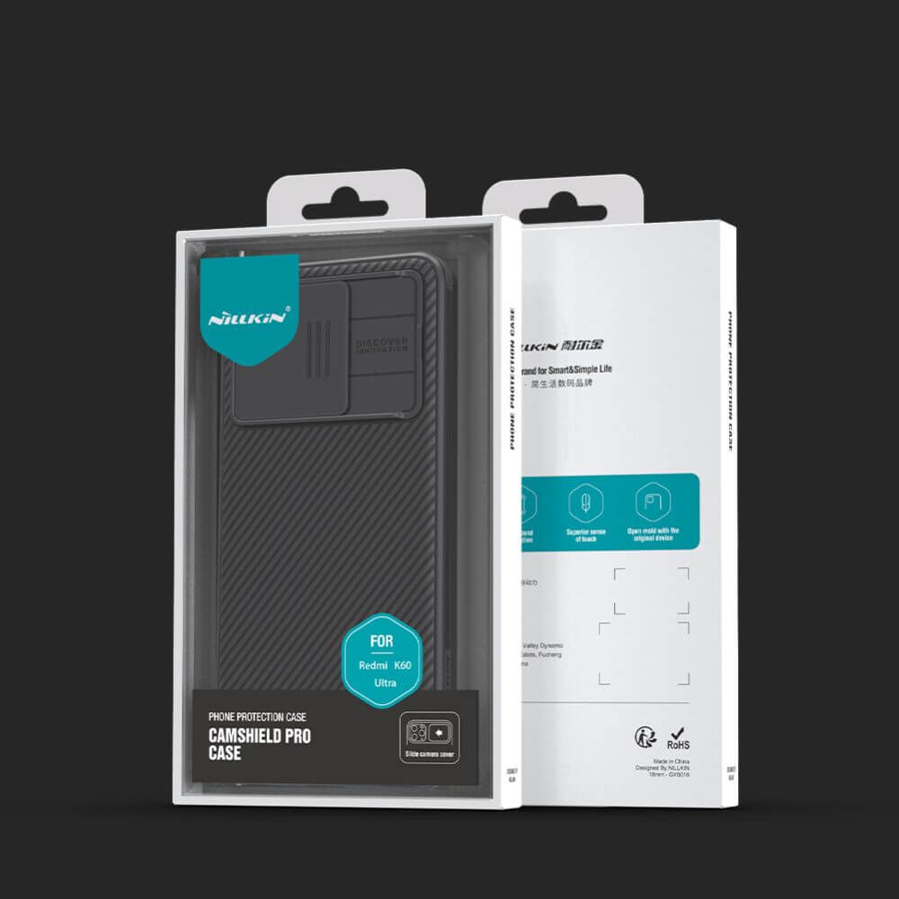 Калъф с Плъзгач за Камера за Xiaomi 13T/ Pro, Nillkin CamShield Case, Черен (6)