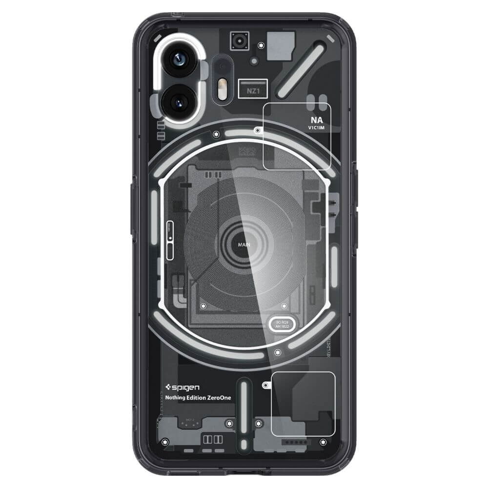 Хибриден Калъф за Nothing Phone 2, Spigen Zero One Ultra Hybrid Case, Черен (3)