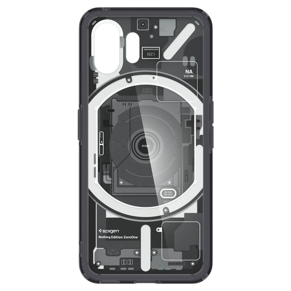 Хибриден Калъф за Nothing Phone 2, Spigen Zero One Ultra Hybrid Case, Черен (2)