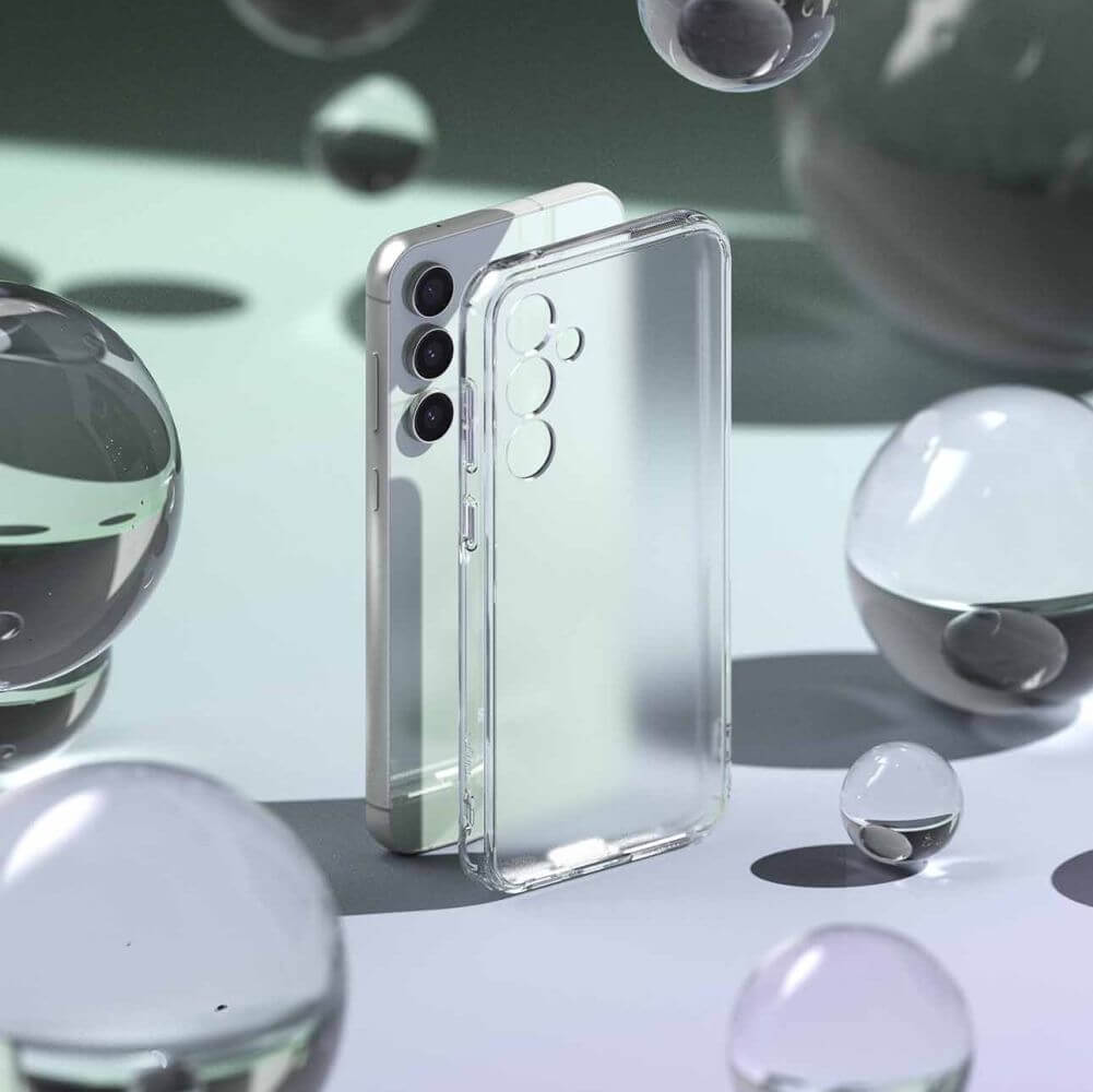 Противоударен Хибриден Калъф за Samsung S23 FE, Ringke Fusion Matte Case, Прозрачен (10)