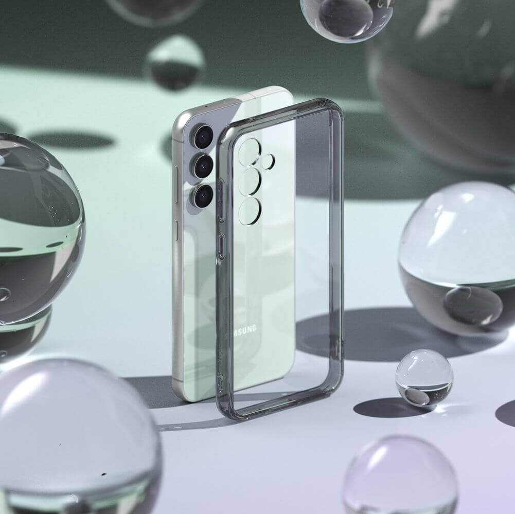 Противоударен Калъф за Samsung S23 FE, Ringke Fusion Case, Черен (6)