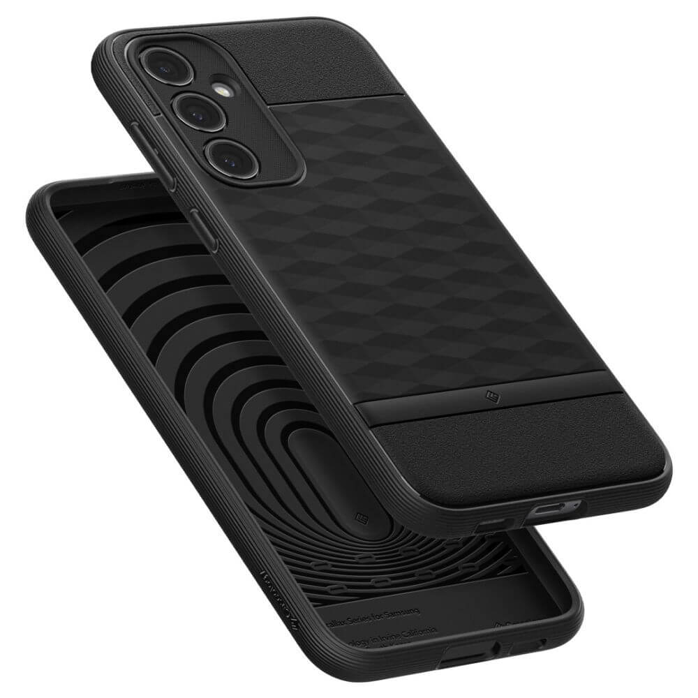 Противоударен Калъф за Samsung S23 FE, Spigen Caseology Parallax, Черен (5)