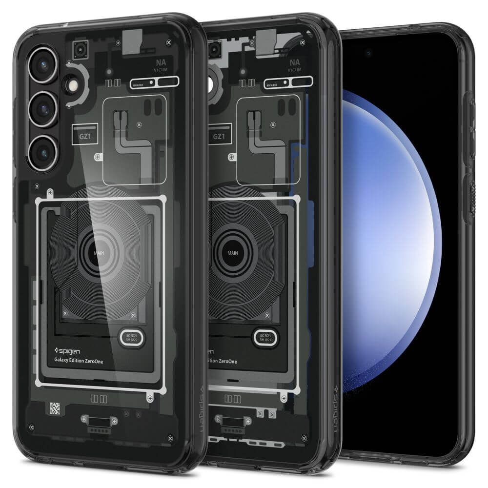 Хибриден Калъф за Samsung S23 FE, Spigen Zero One Ultra Hybrid Case, Черен