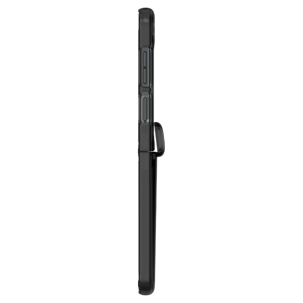 Матов Калъф с Предпазител за Samsung Z Flip 5, Spigen Thin Fit Pro Case, Черен (6)