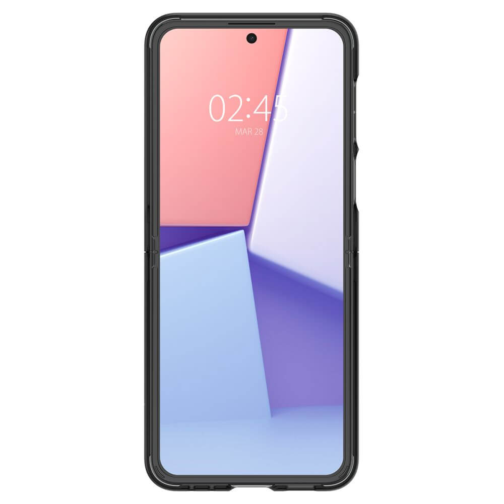 Матов Калъф с Предпазител за Samsung Z Flip 5, Spigen Thin Fit Pro Case, Черен (5)