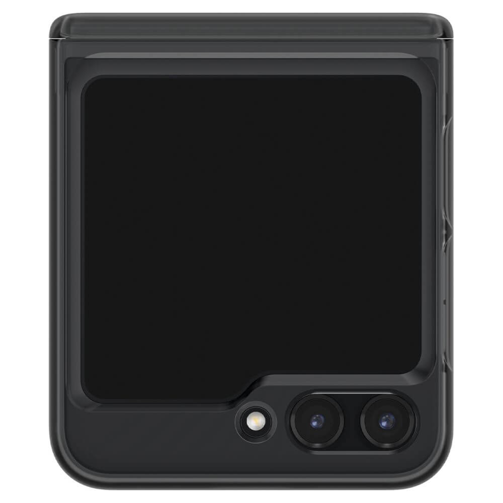 Матов Калъф с Предпазител за Samsung Z Flip 5, Spigen Thin Fit Pro Case, Черен (7)