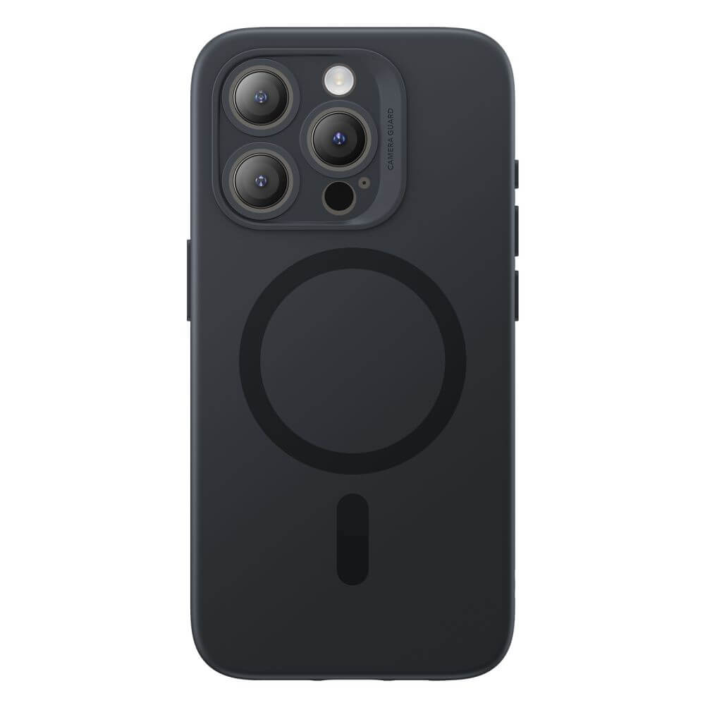 Magsafe Силиконов Калъф за iPhone 15 Pro Max, ESR Cloud Magnetic Case, Черен (3)