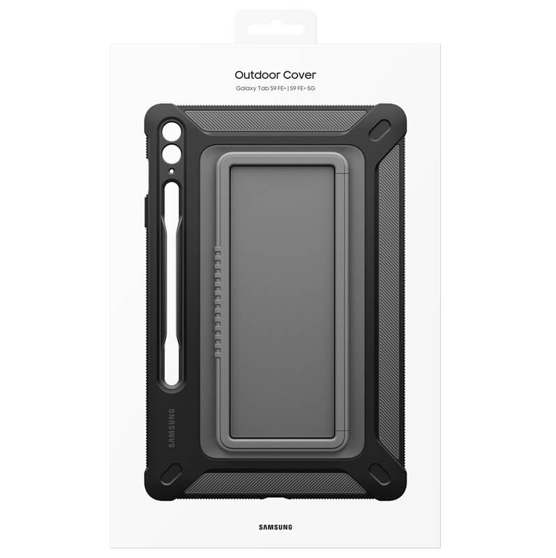 Оригинален Калъф за Samsung Tab S9 FE Plus, Outdoor Case EF-RX610CBEGWW, Черен (8)