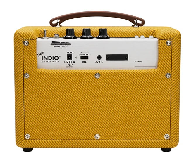 Безжична Колона, Fender Indio 2 Bluetooth Speaker, Жълт (3)