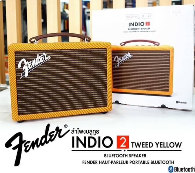 Безжична Колона, Fender Indio 2 Bluetooth Speaker, Жълт (8)
