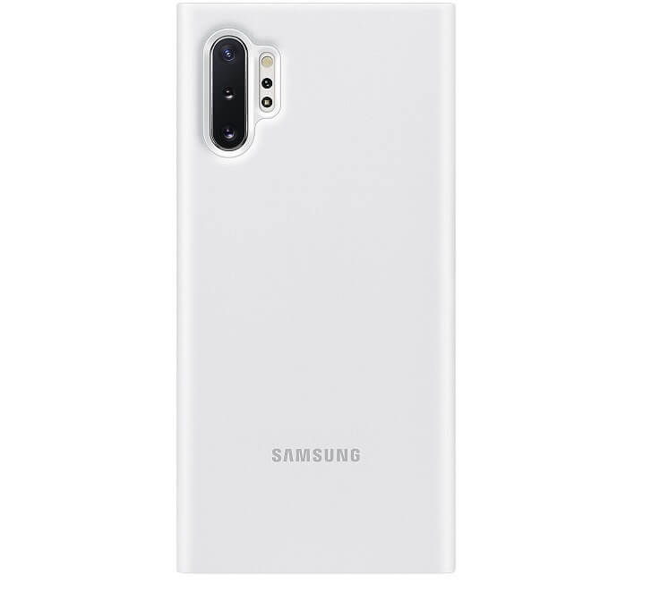 Оригинален Активен Калъф за Samsung Note 10 Plus Led View Cover Book Case EF-NN975PWEGWW, Бял (2)